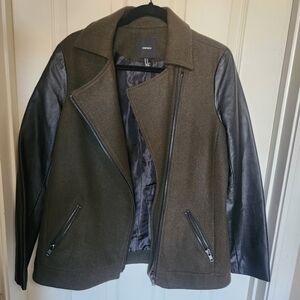 Forever 21 Olive and Black Jacket